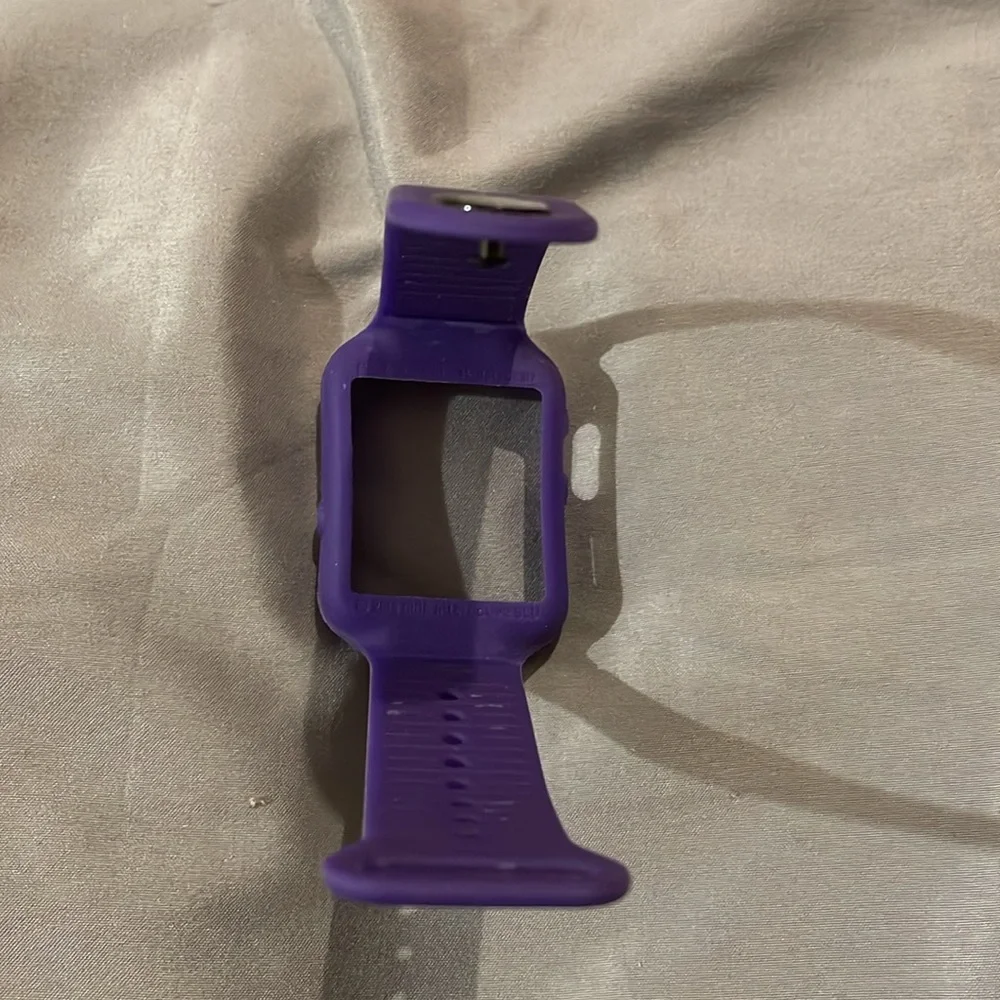 Kurio watch strap Purple Silicone for Smartwatch.